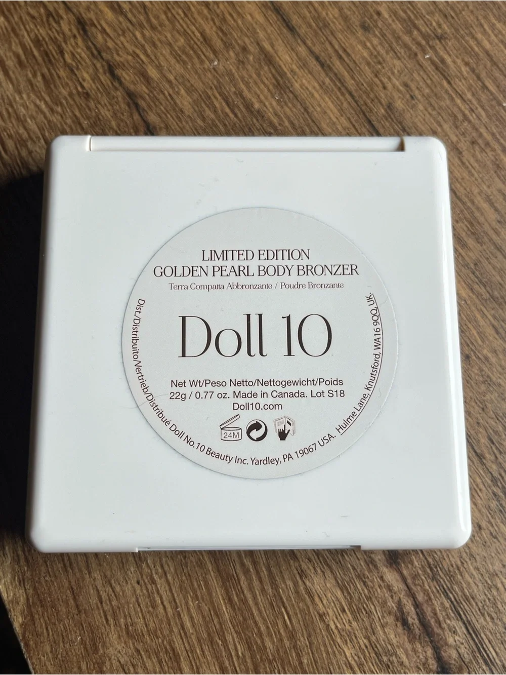 Doll 10 Golden Pearl Body Bronzer - Limited Edition